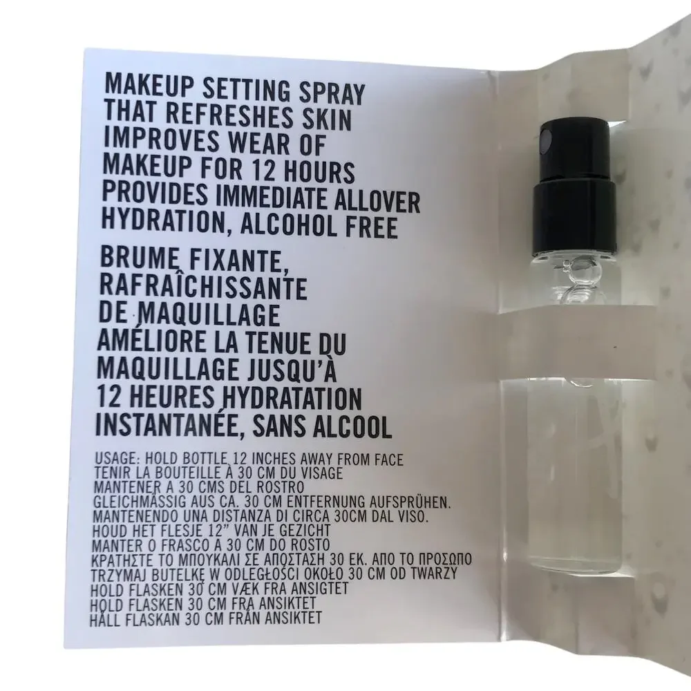MAC Studio Fix + Setting Spray Mini Travel Size NWT Hydrating Finishing Mist